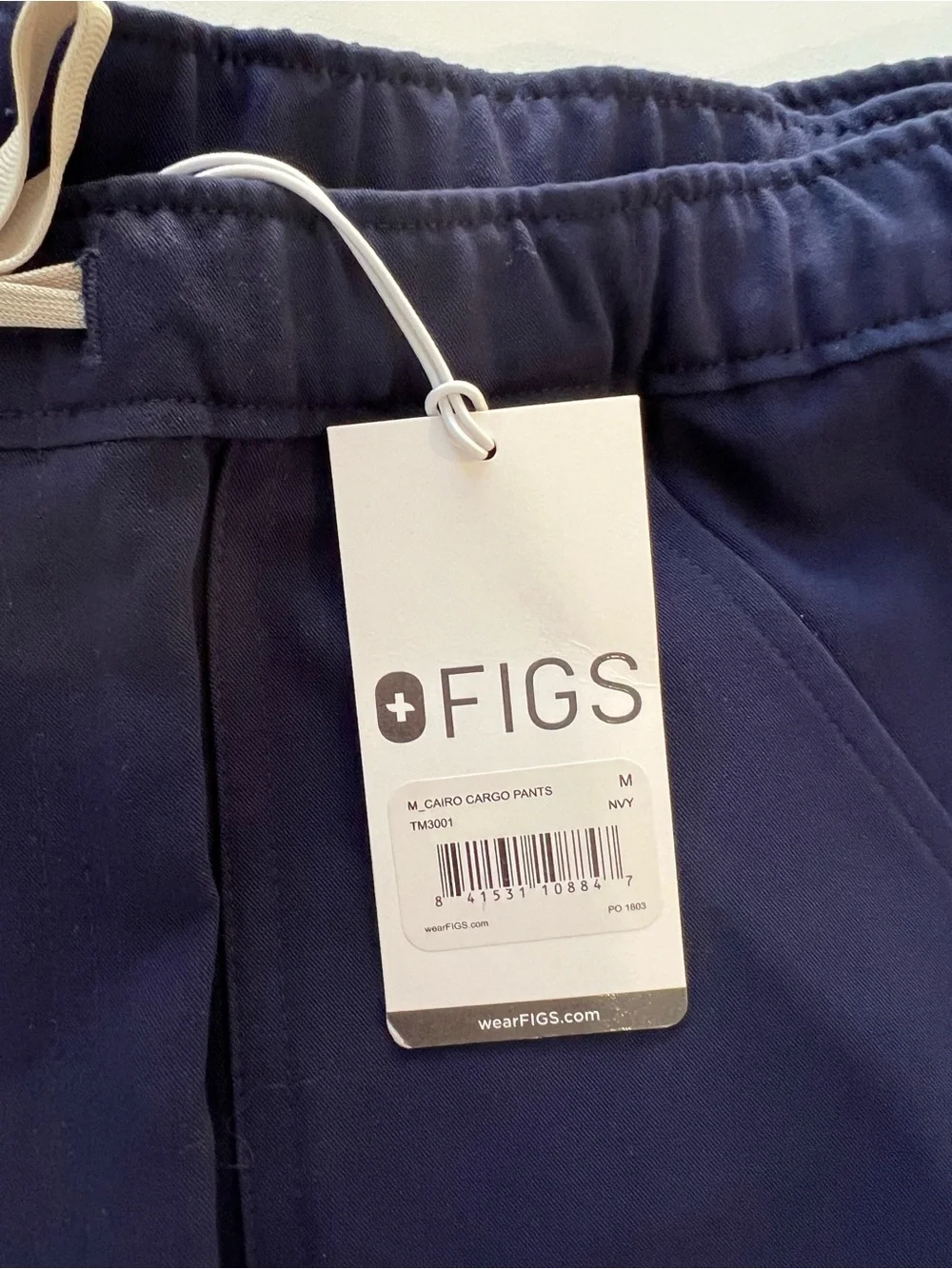 Cairo Straight-Leg Scrub Pant- Navy